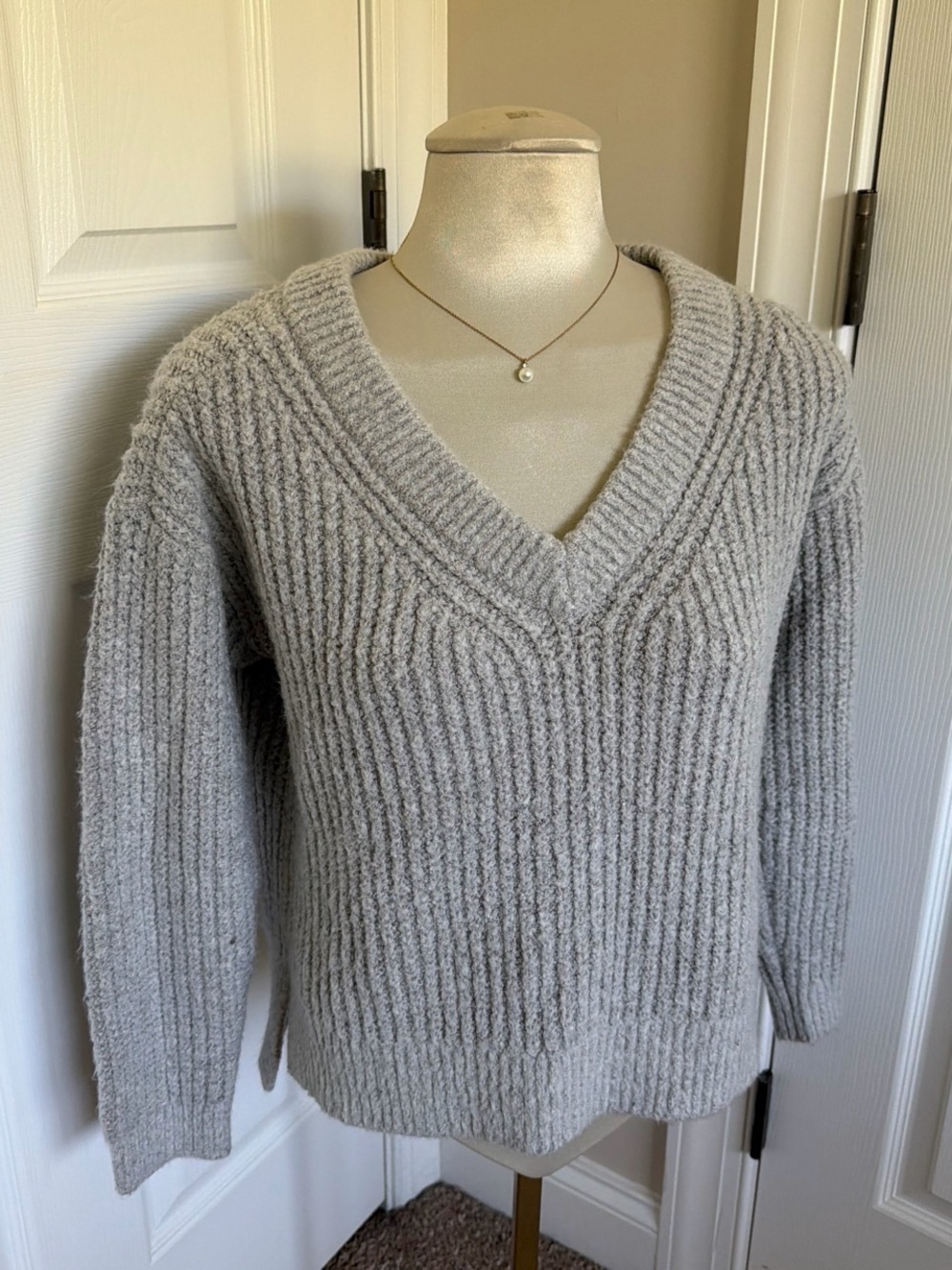 Lucky brand grey sweater